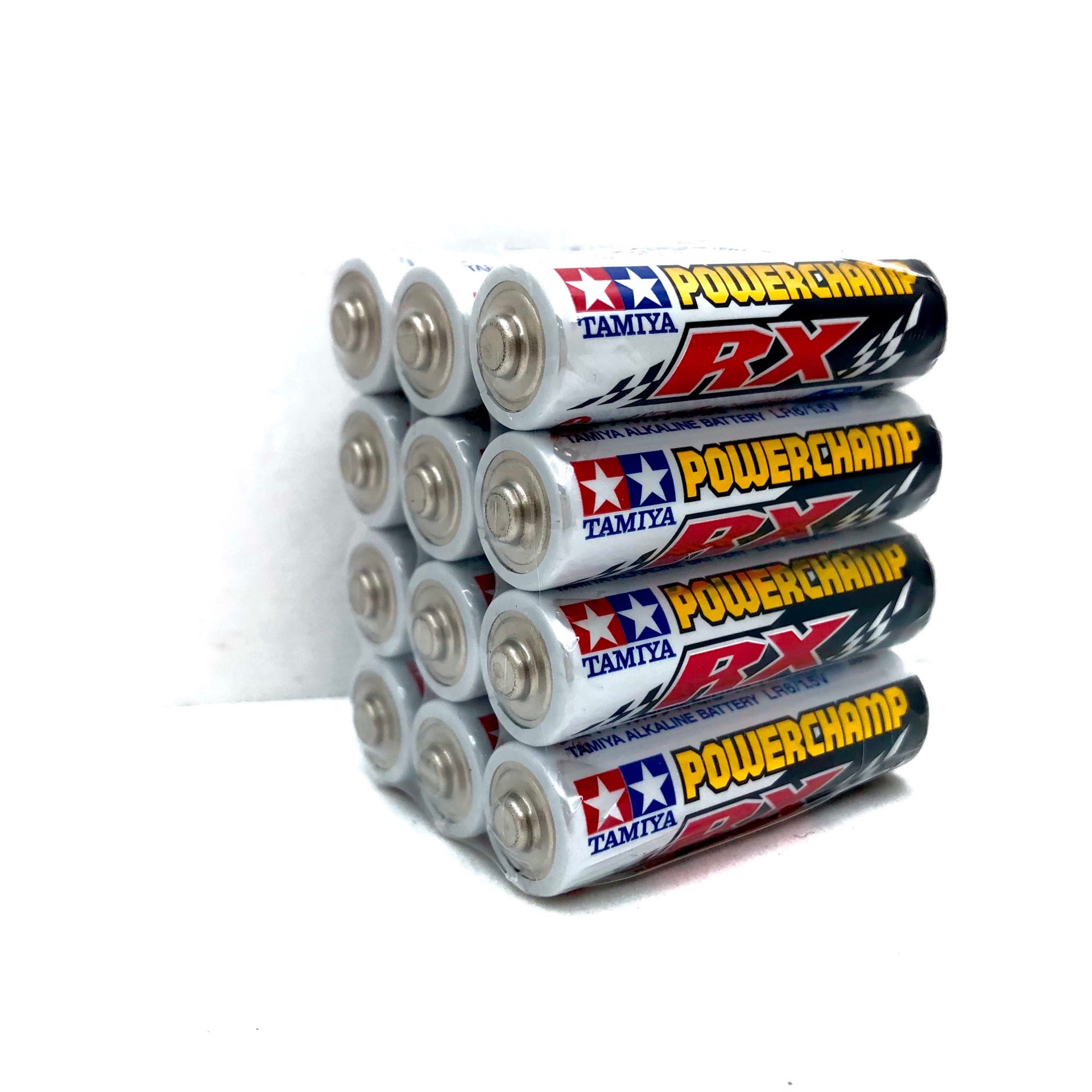 Tamiya 55120 Mini 4WD Batterie Power Champ RX - Set Da 12 Pezzi AA