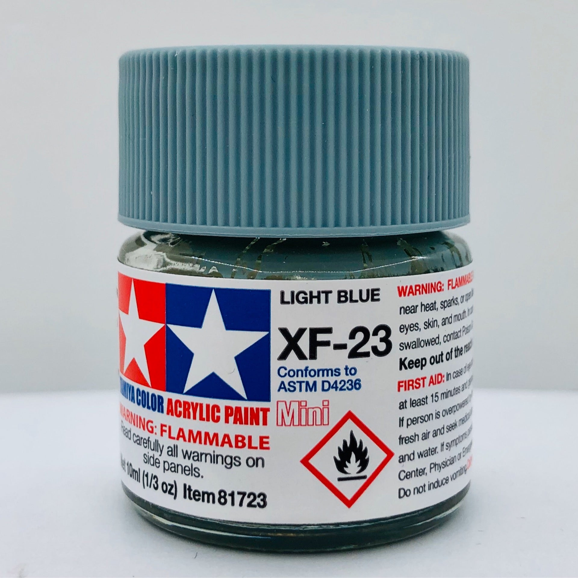 Paint Full Set Tamiya Large Acrylic Paint XF-23 Light Blue - 81323 ...